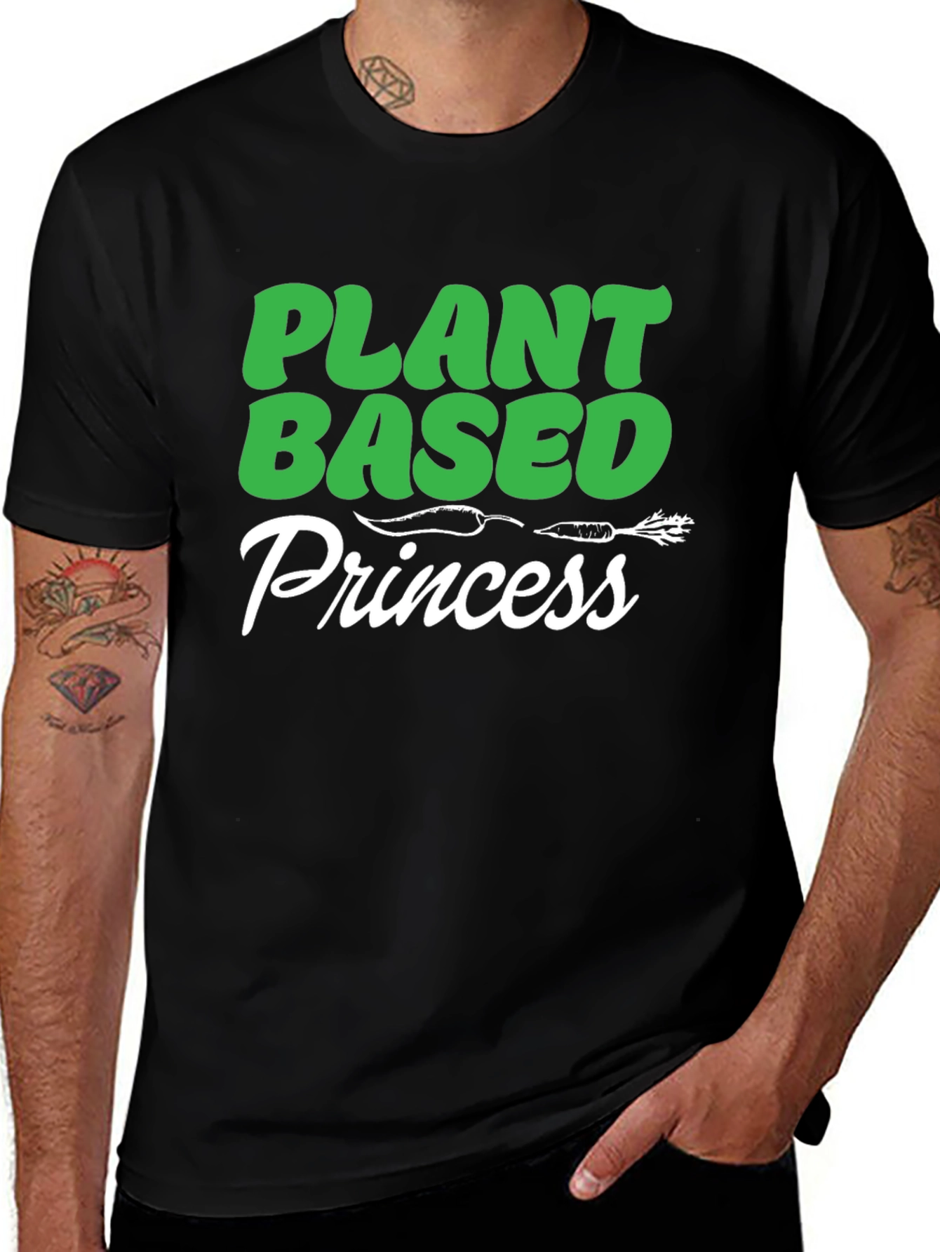 Plant Based Princess Graphic T-Shirt