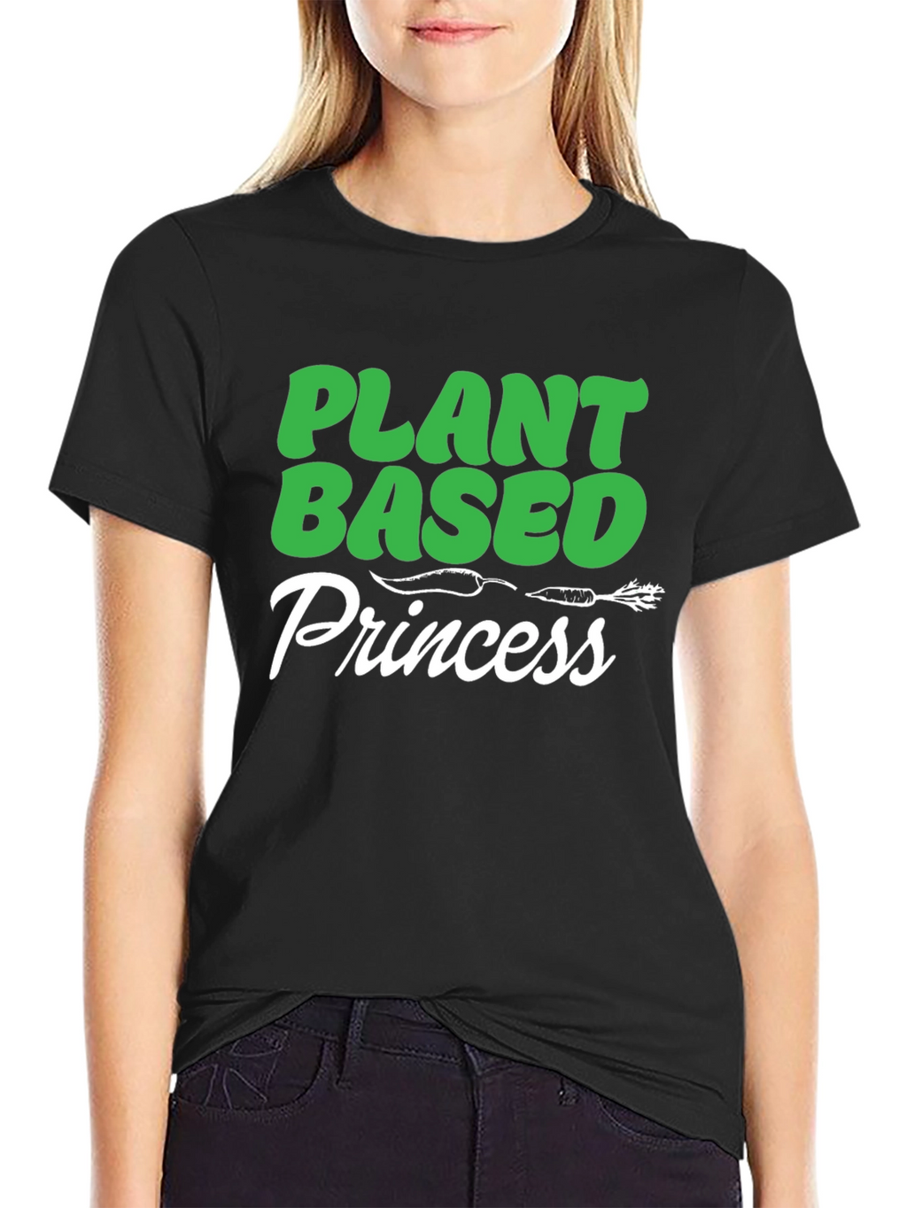 Plant Based Princess Graphic T-Shirt