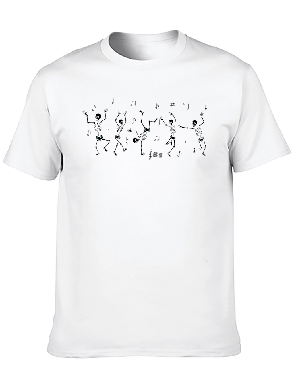 Dancing Skeletons Black T-Shirt