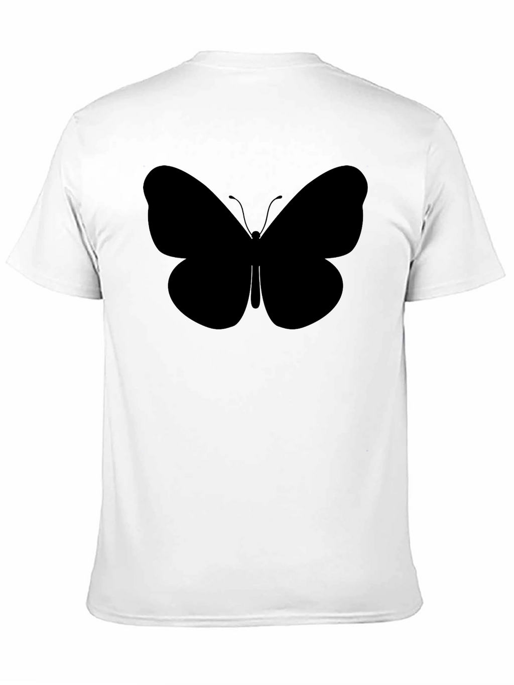 Black Butterfly Graphic Tee - Stylish Mens T-Shirt