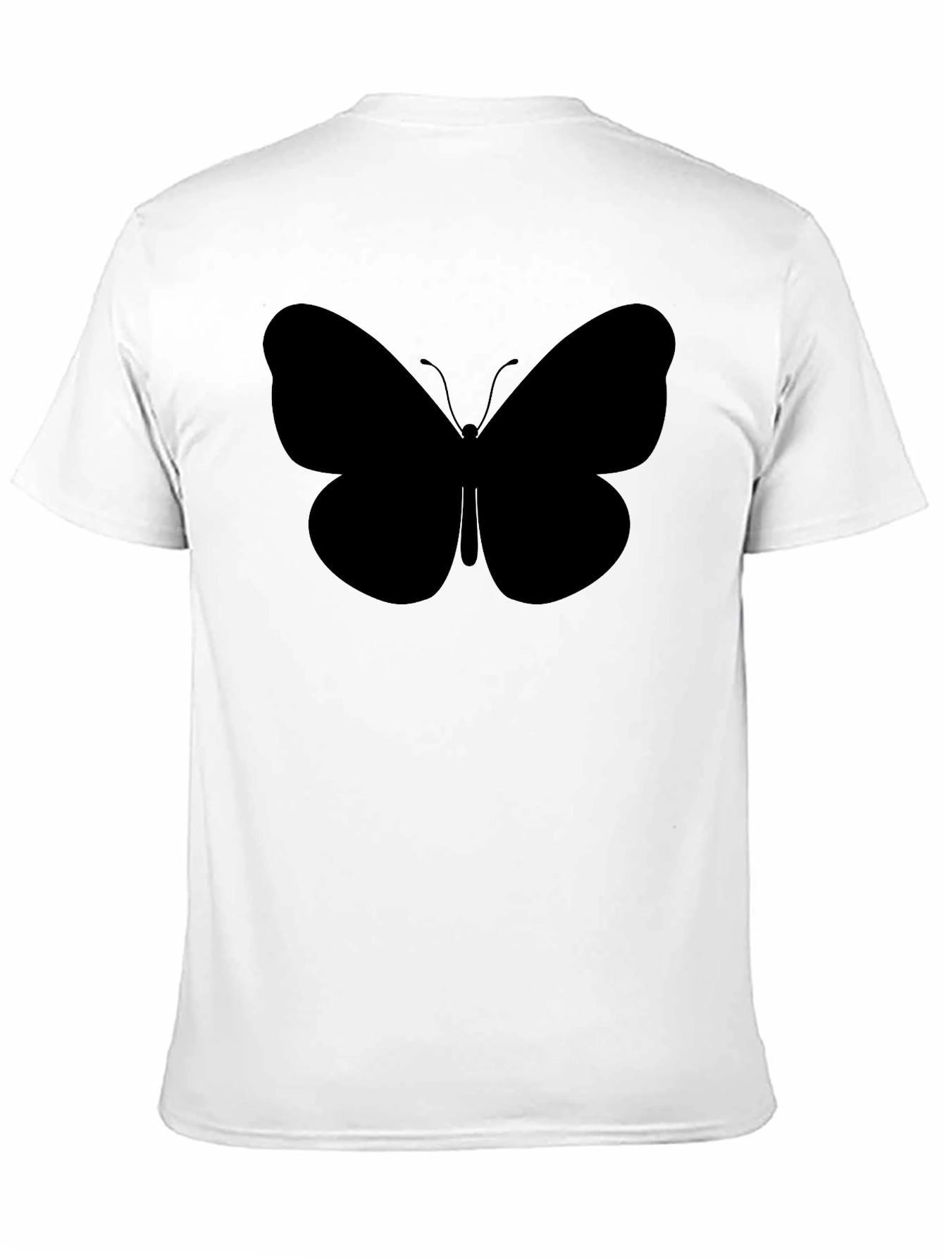 Black Butterfly Graphic Tee - Stylish Mens T-Shirt
