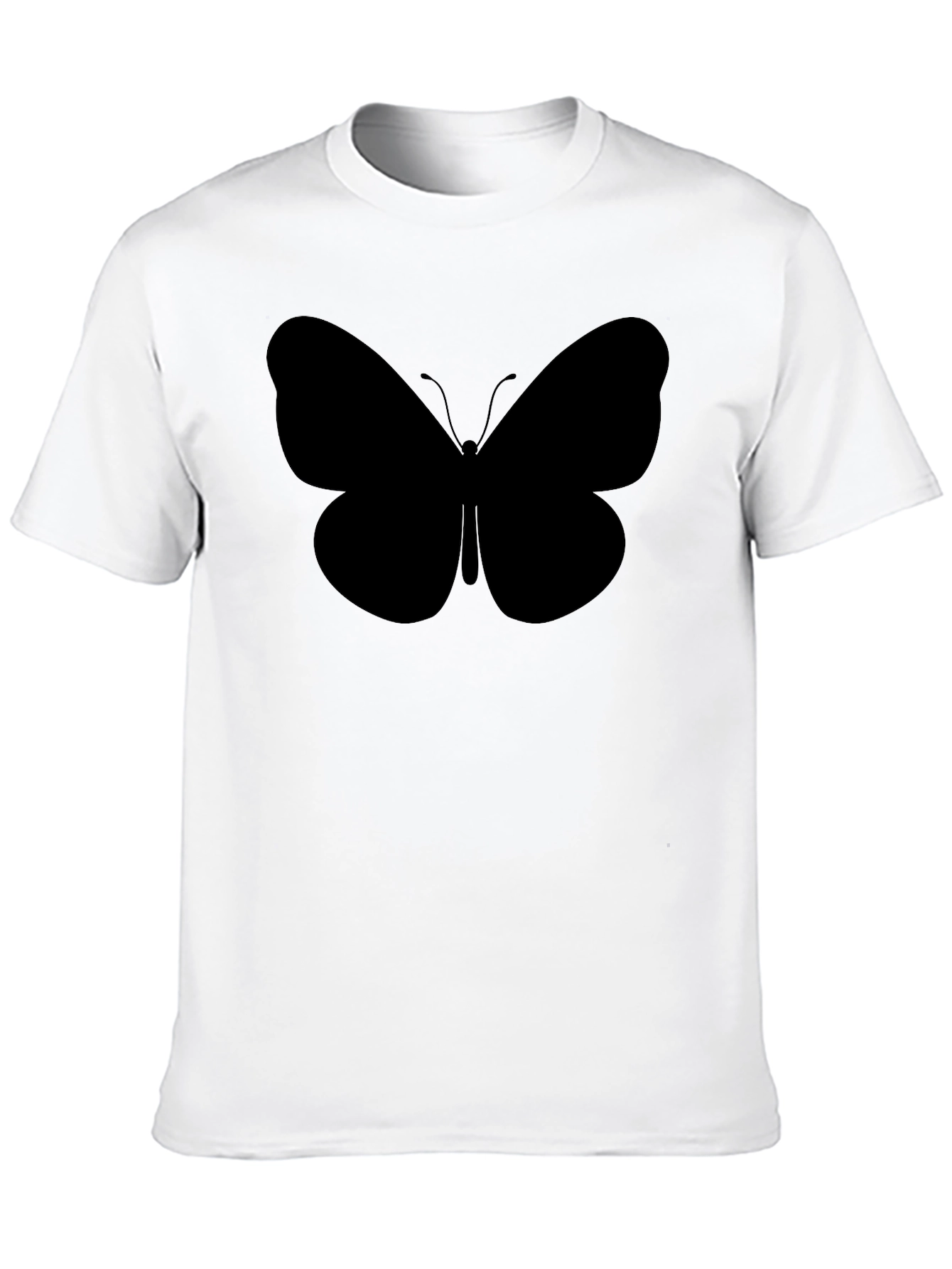 Black Butterfly Graphic Tee - Stylish Mens T-Shirt