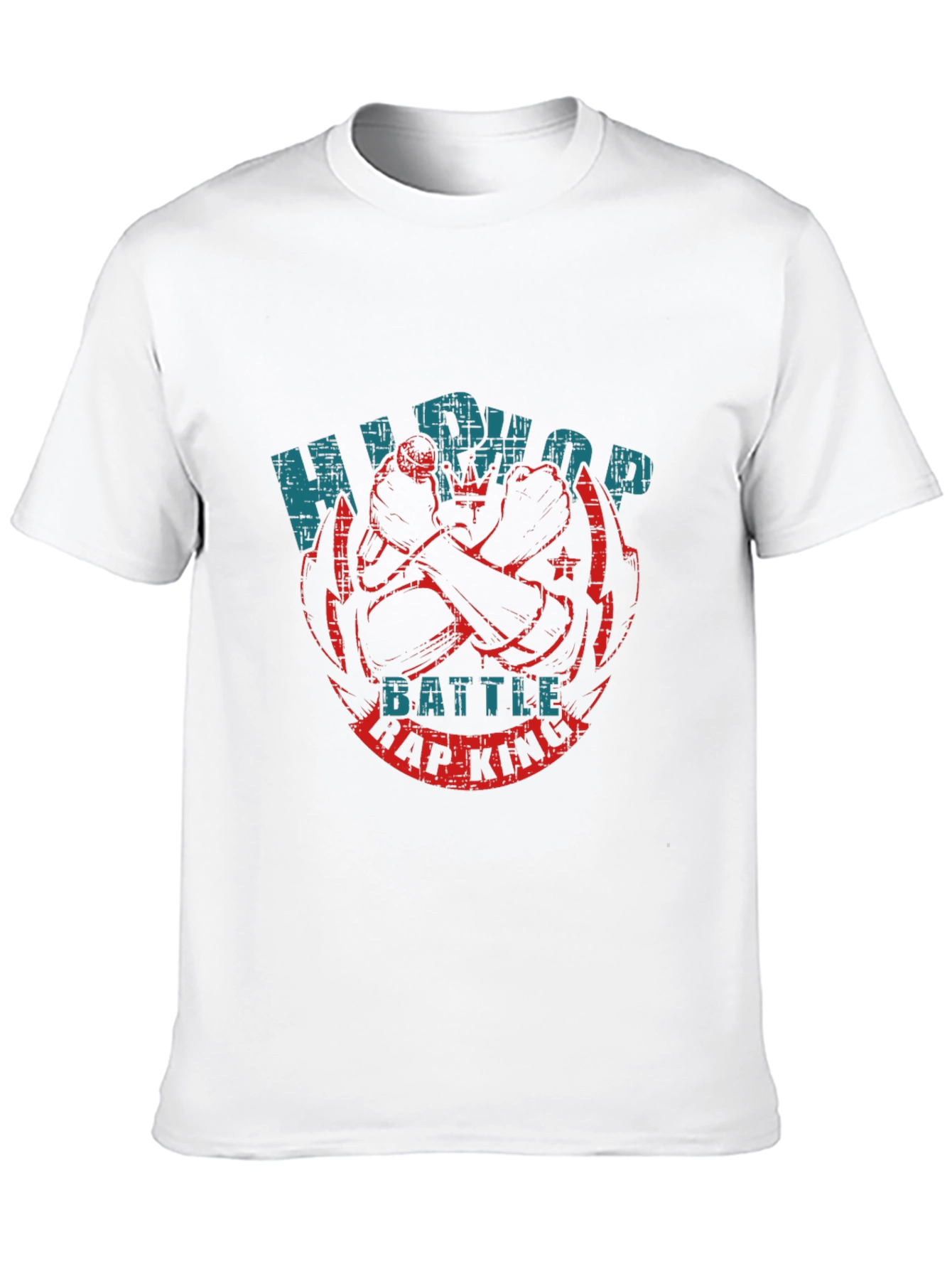 Hip Hop Battle Rap King Graphic Tee
