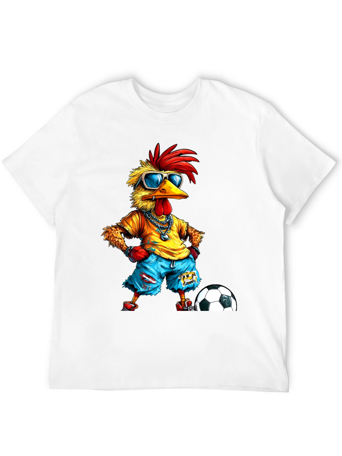 Cool Chicken Soccer T-Shirt