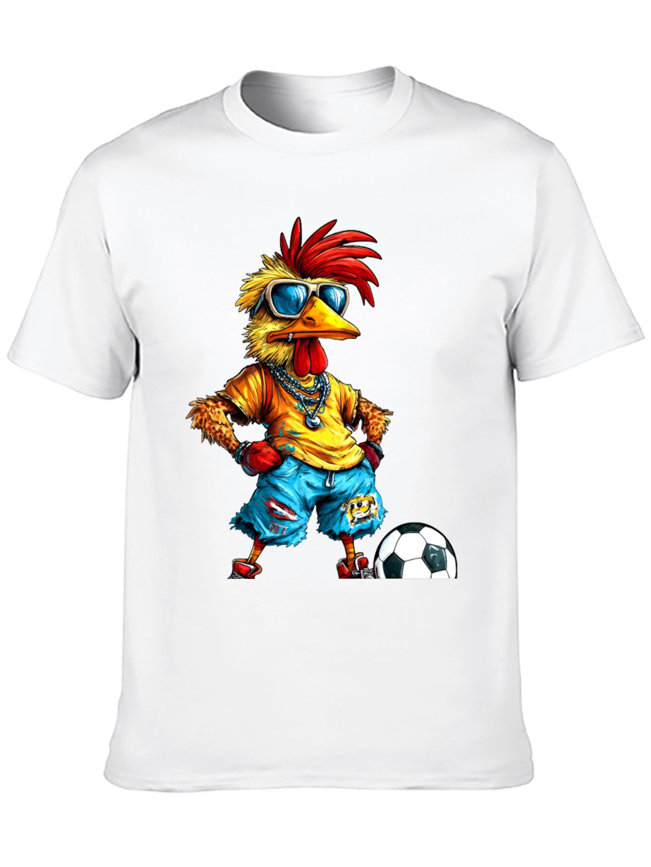 Cool Chicken Soccer T-Shirt