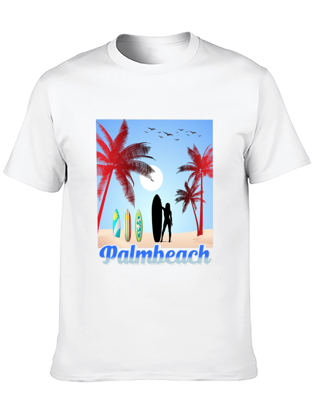 Palm Beach Surfboard T-Shirt