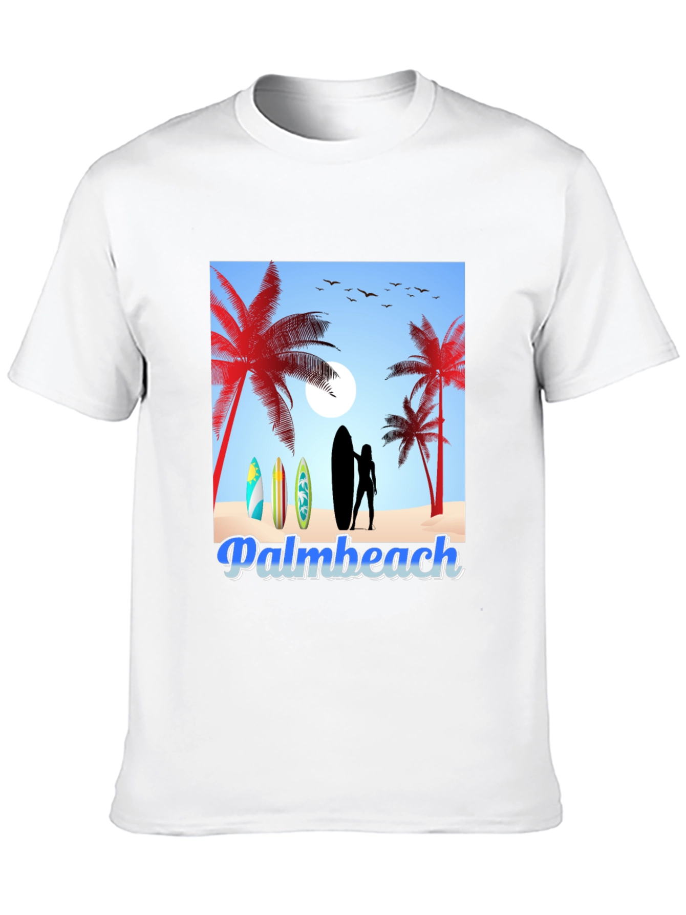 Palm Beach Surfboard T-Shirt