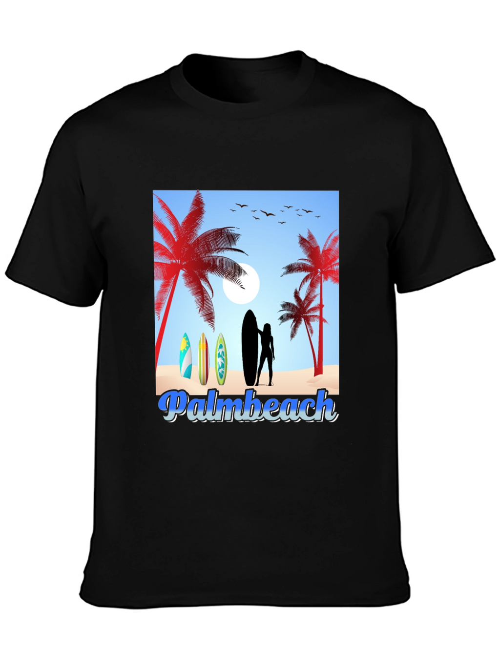 Palm Beach Surfboard T-Shirt