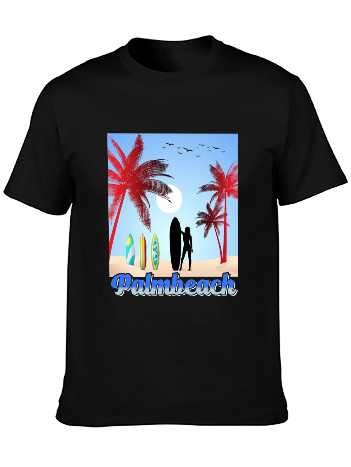 Palm Beach Surfboard T-Shirt