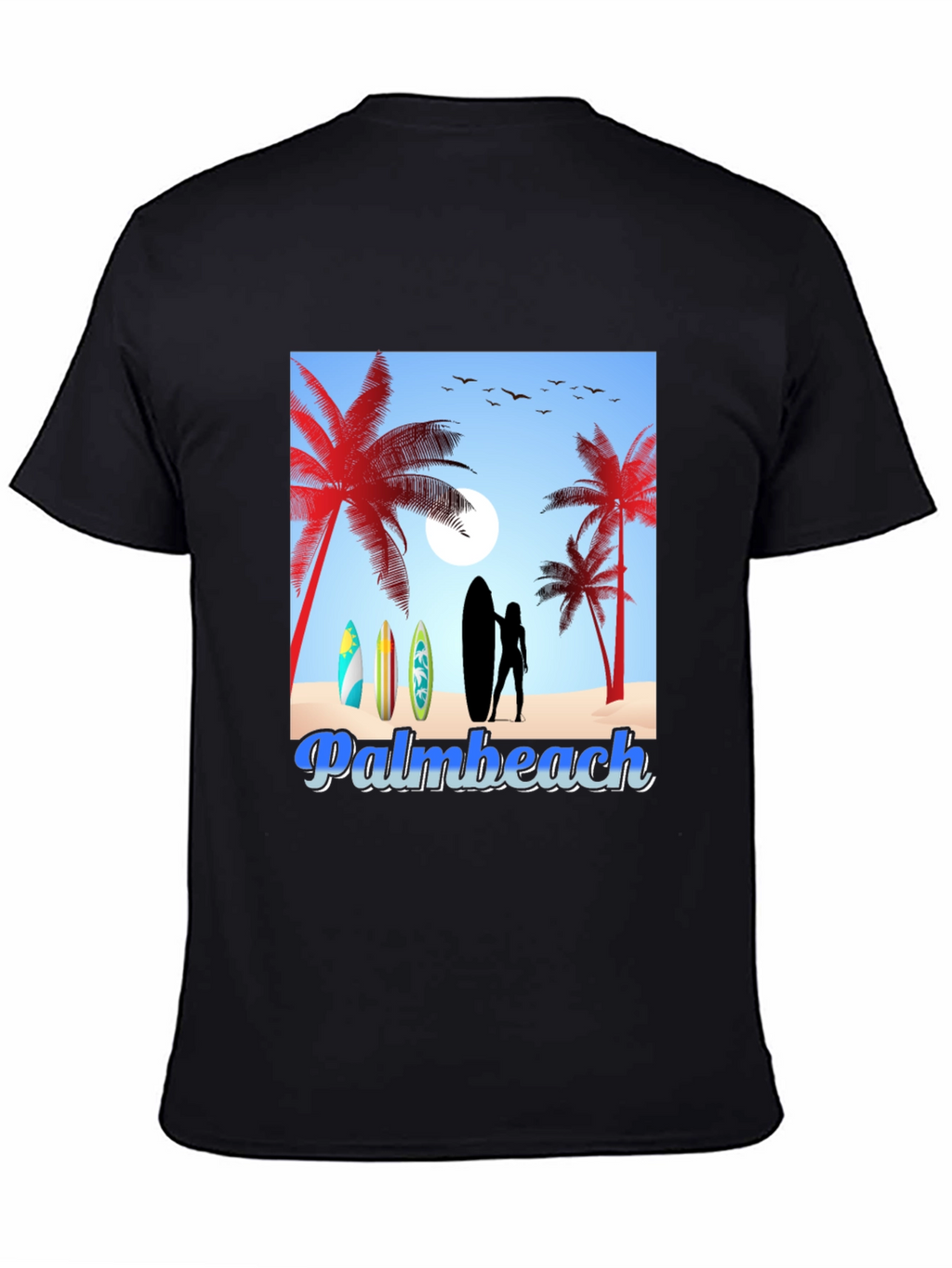 Palm Beach Surfboard T-Shirt