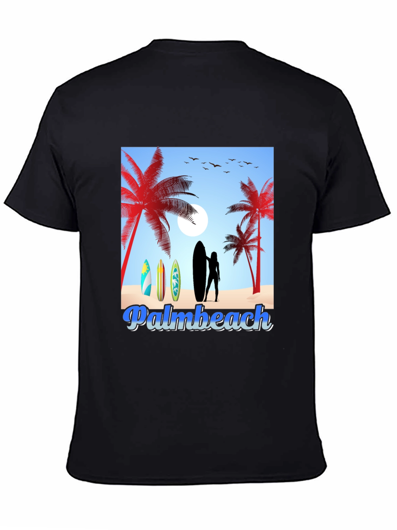 Palm Beach Surfboard T-Shirt