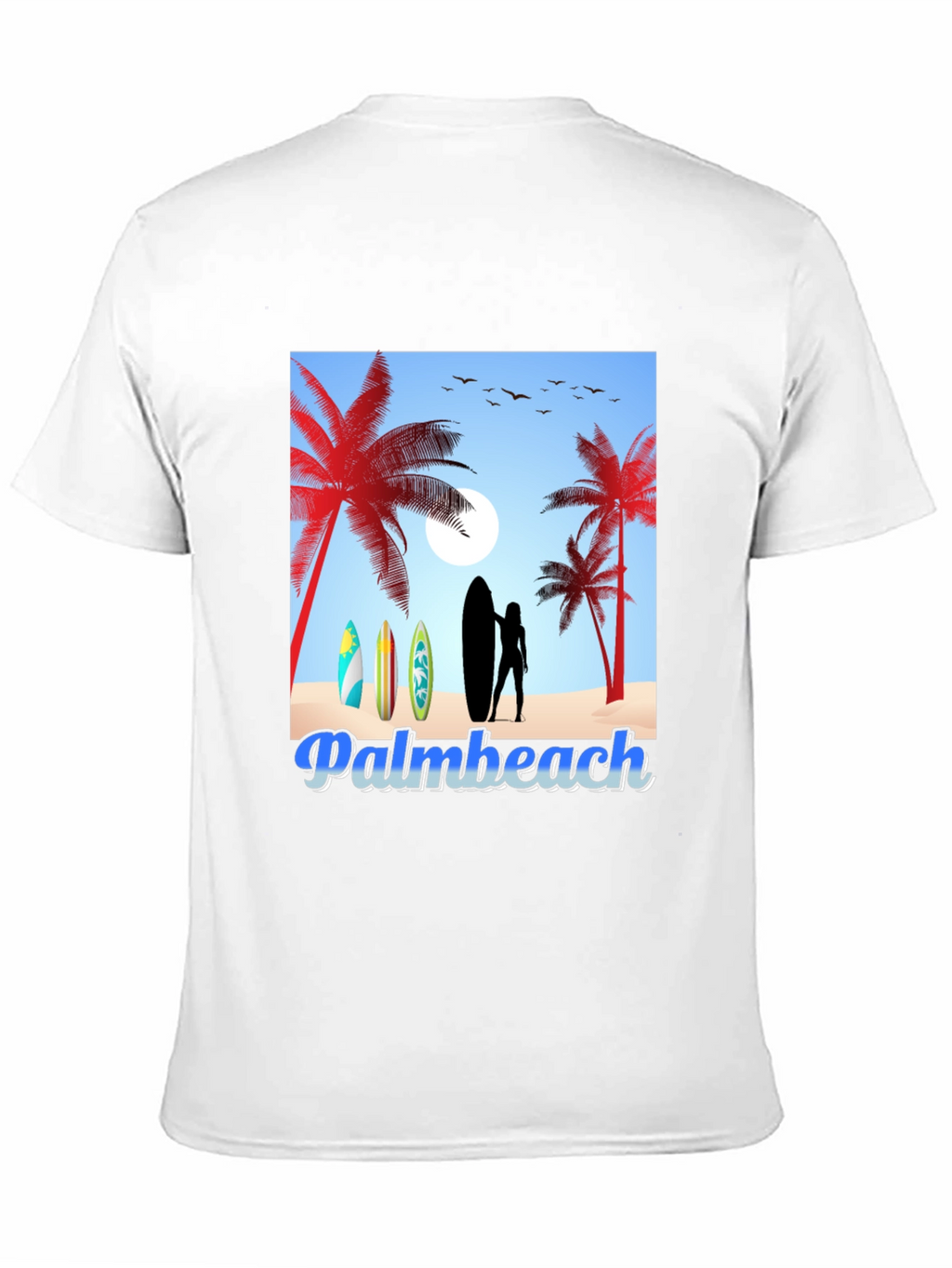 Palm Beach Surfboard T-Shirt