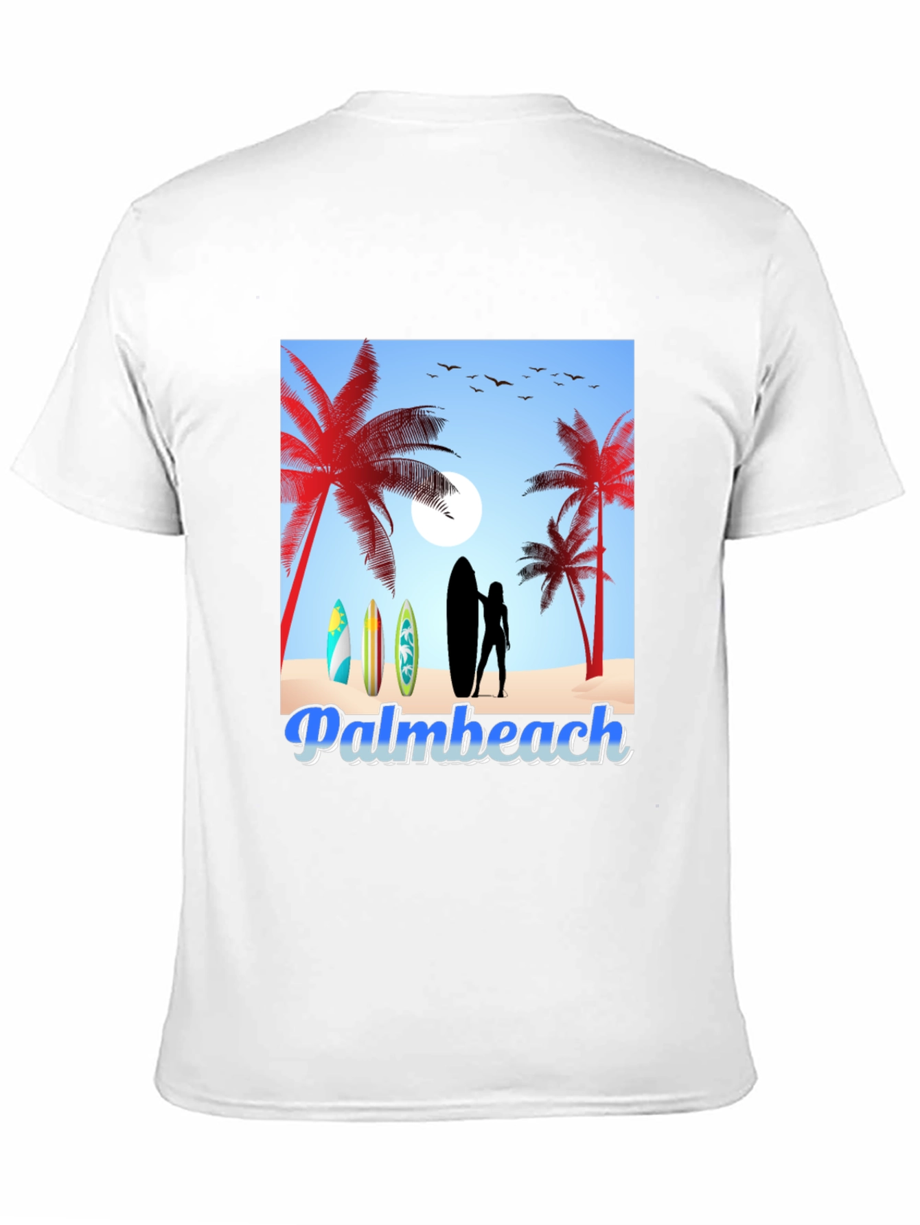 Palm Beach Surfboard T-Shirt