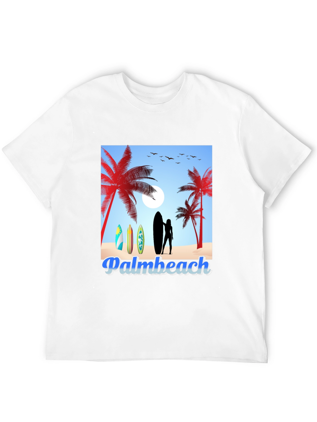 Palm Beach Surfboard T-Shirt