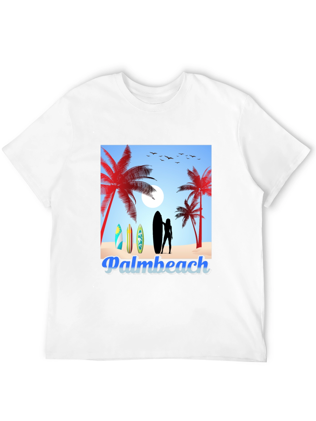 Palm Beach Surfboard T-Shirt