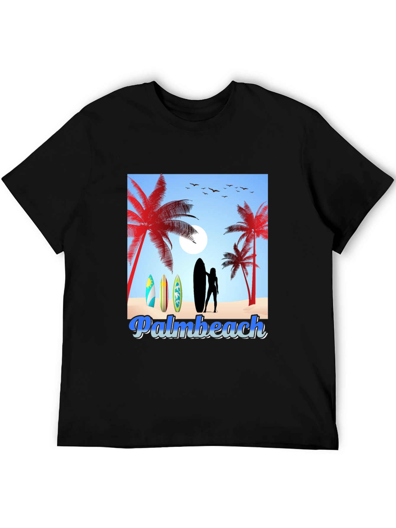 Palm Beach Surfboard T-Shirt
