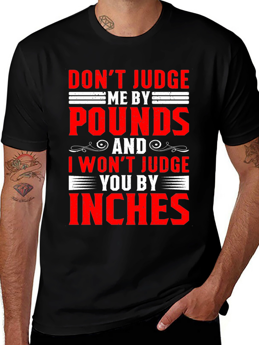 Dont Judge Me Mens Graphic T-Shirt