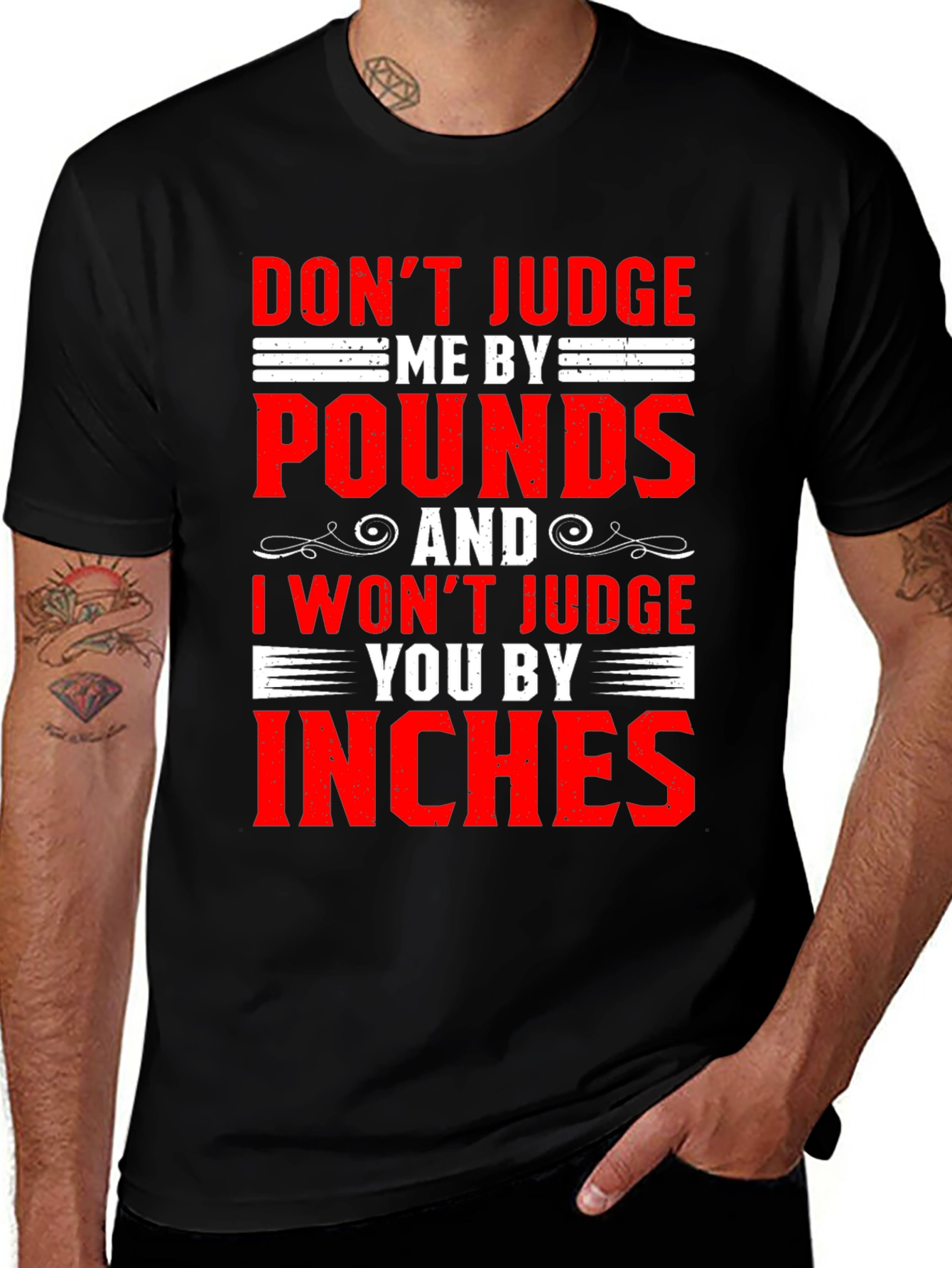 Dont Judge Me Mens Graphic T-Shirt
