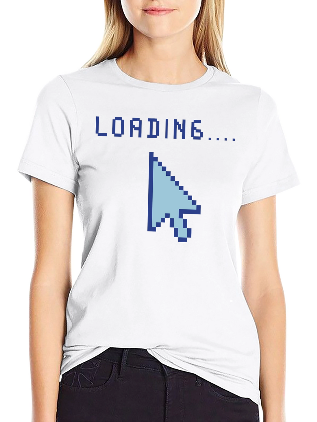 Loading Pixel Arrow Black T-Shirt