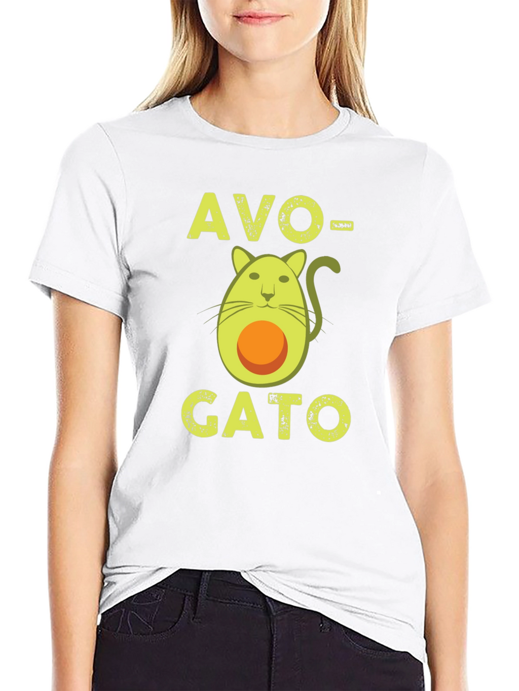 Avo-Gato T-Shirt - Avocado Cat Funny Graphic Tee