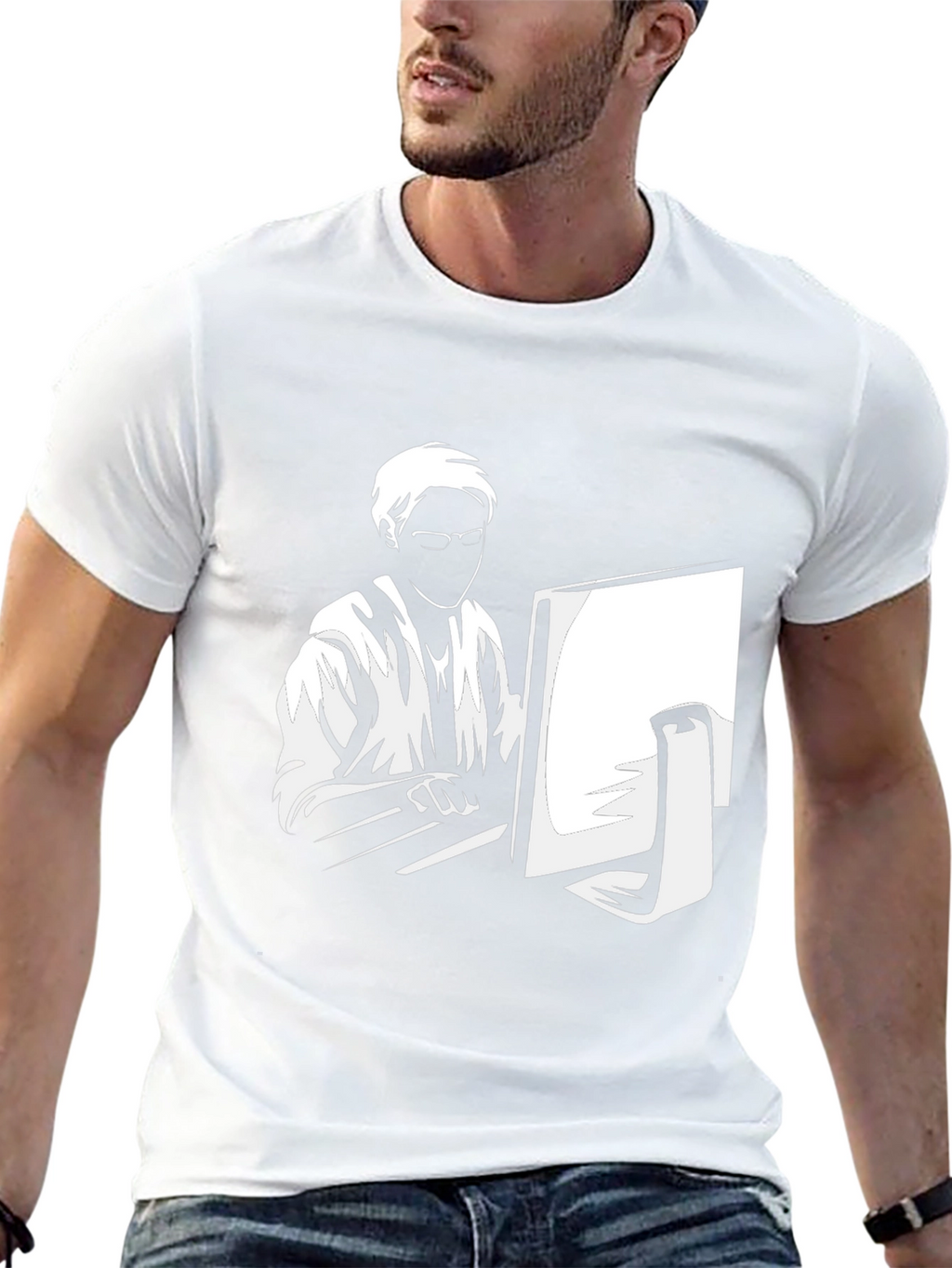 Gamer Graphic Tee - Black