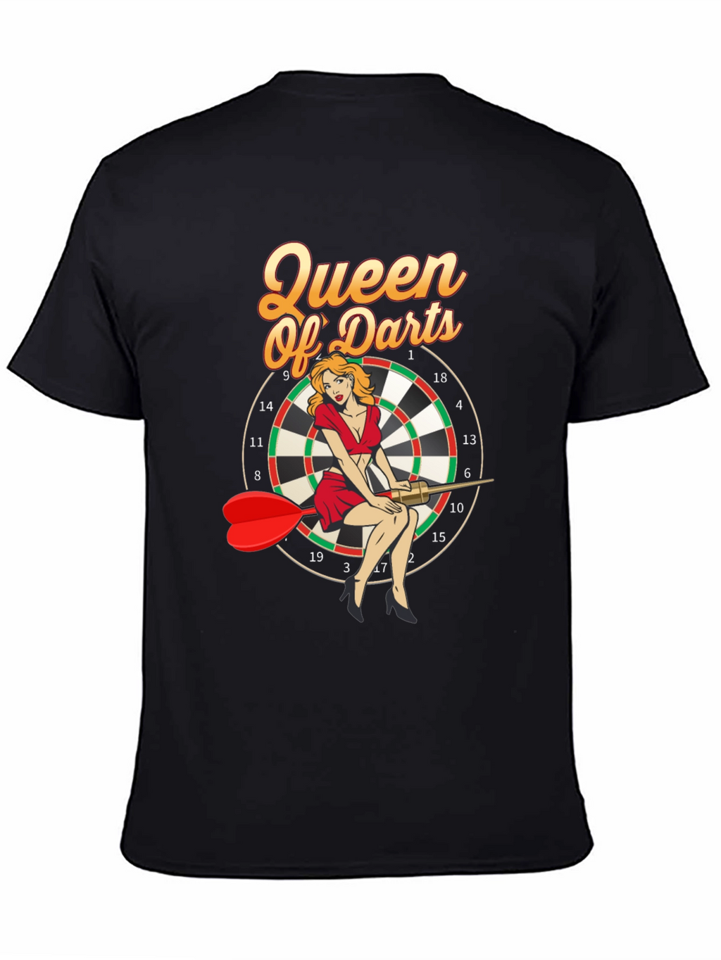 Queen of Darts Graphic T-Shirt