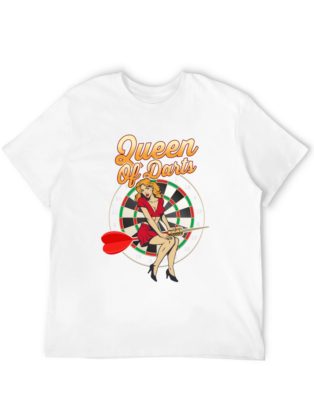 Queen of Darts Graphic T-Shirt