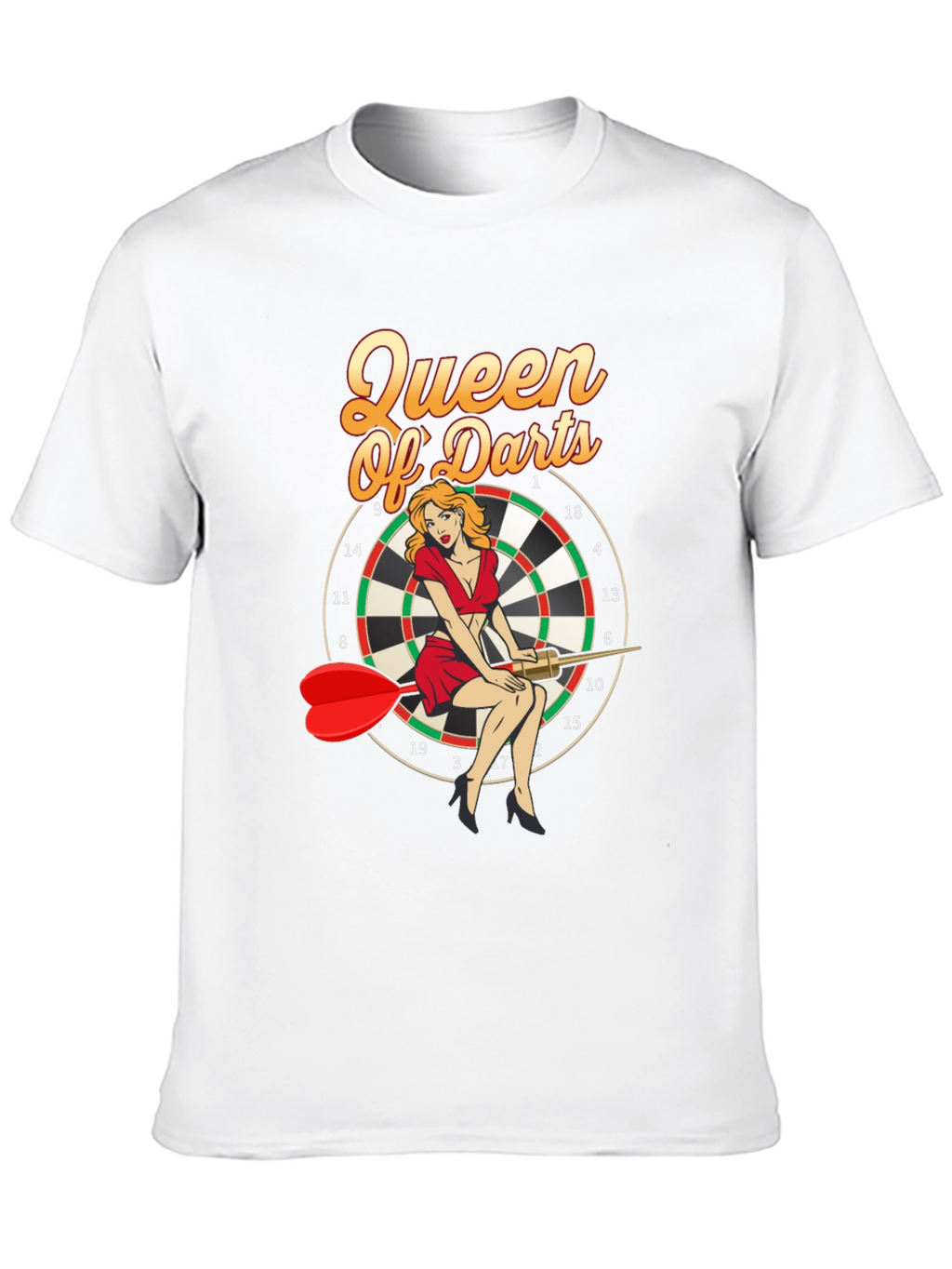Queen of Darts Graphic T-Shirt