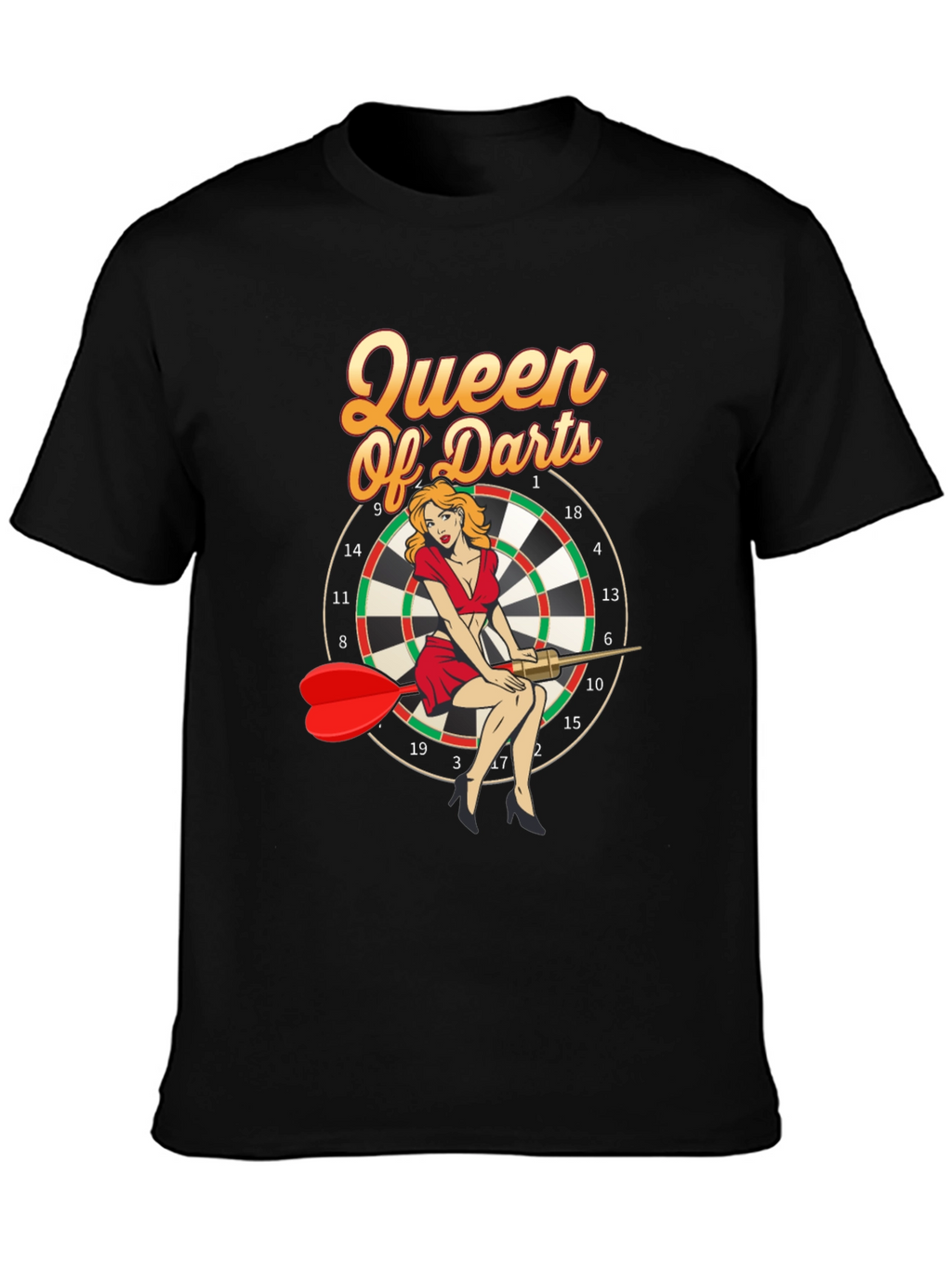 Queen of Darts Graphic T-Shirt