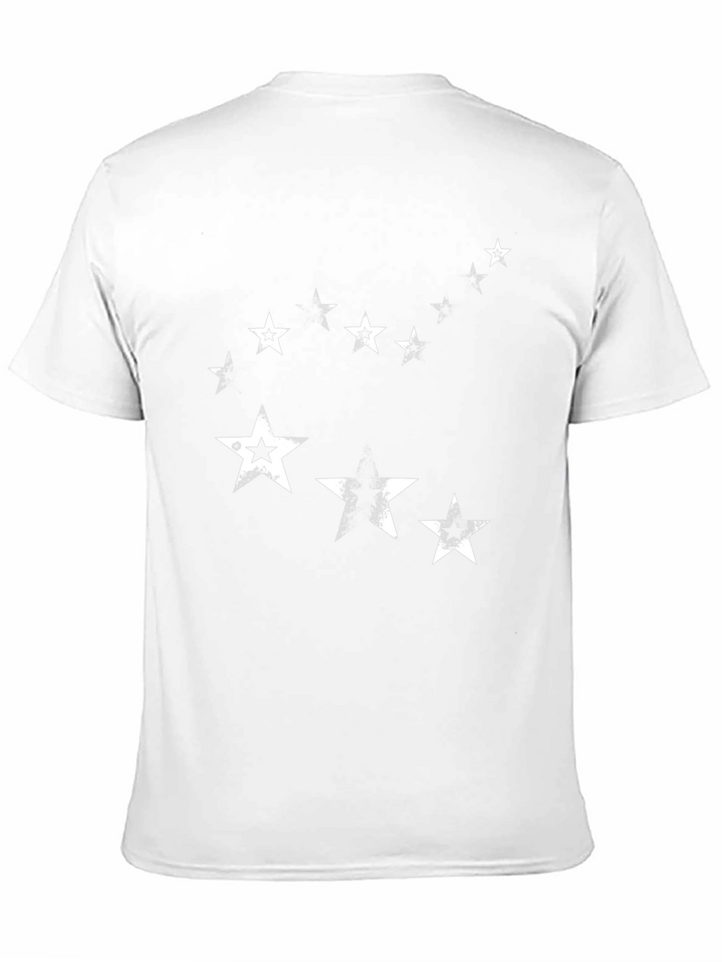 Distressed Star Graphic Tee - Black