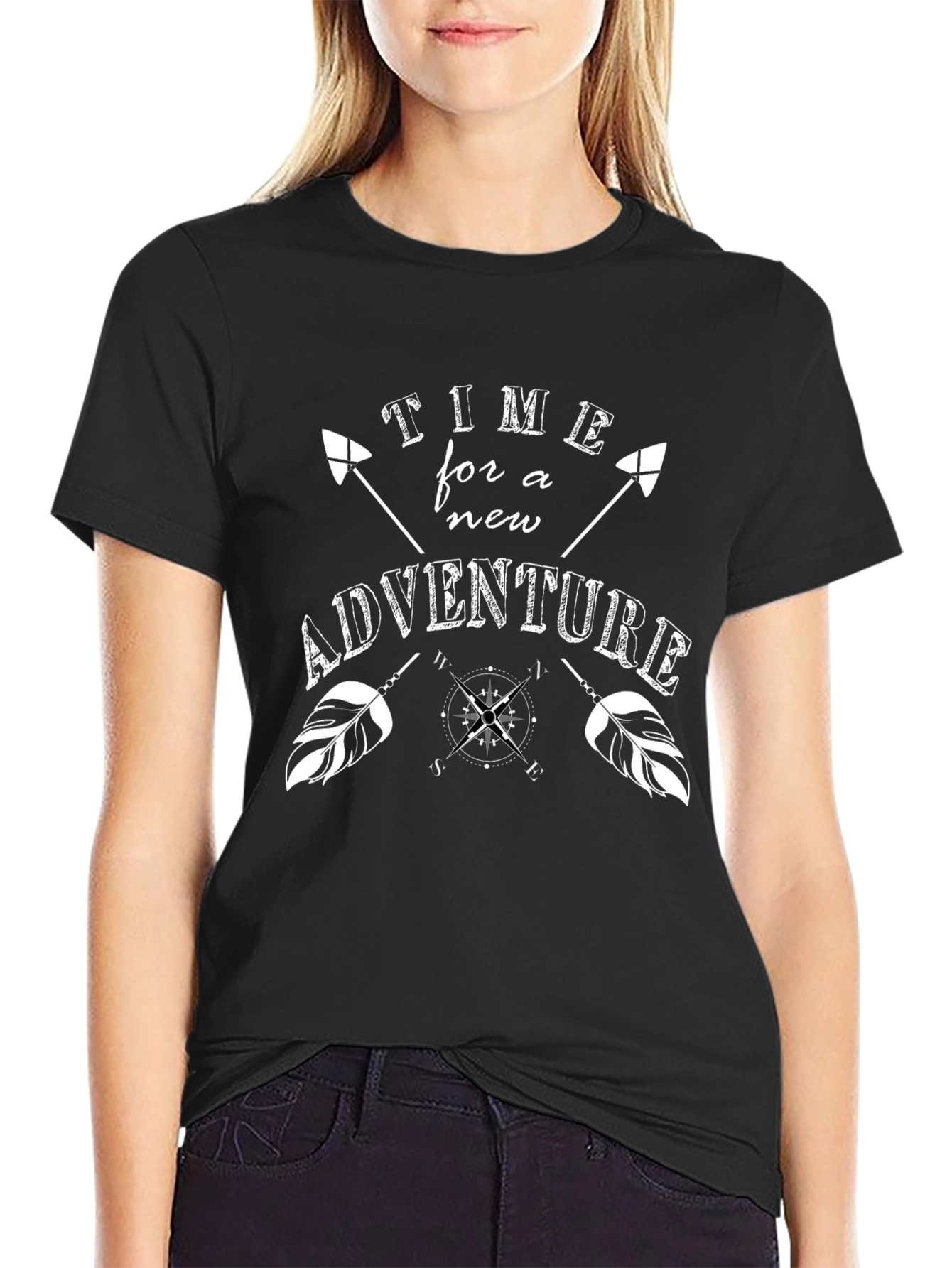 Adventure Time Graphic Tee - Mens Black T-Shirt
