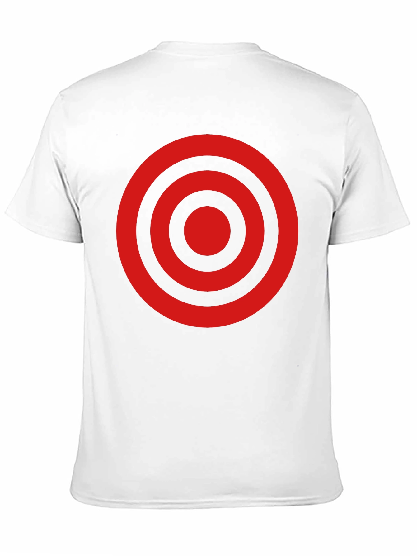 Target Circle Graphic Tee - Black Cotton T-Shirt