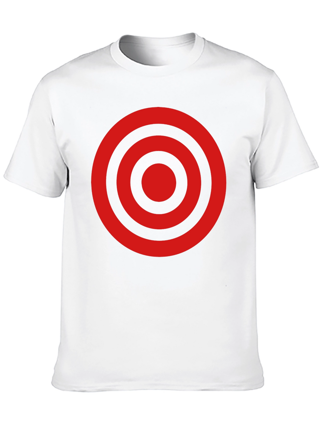 Target Circle Graphic Tee - Black Cotton T-Shirt