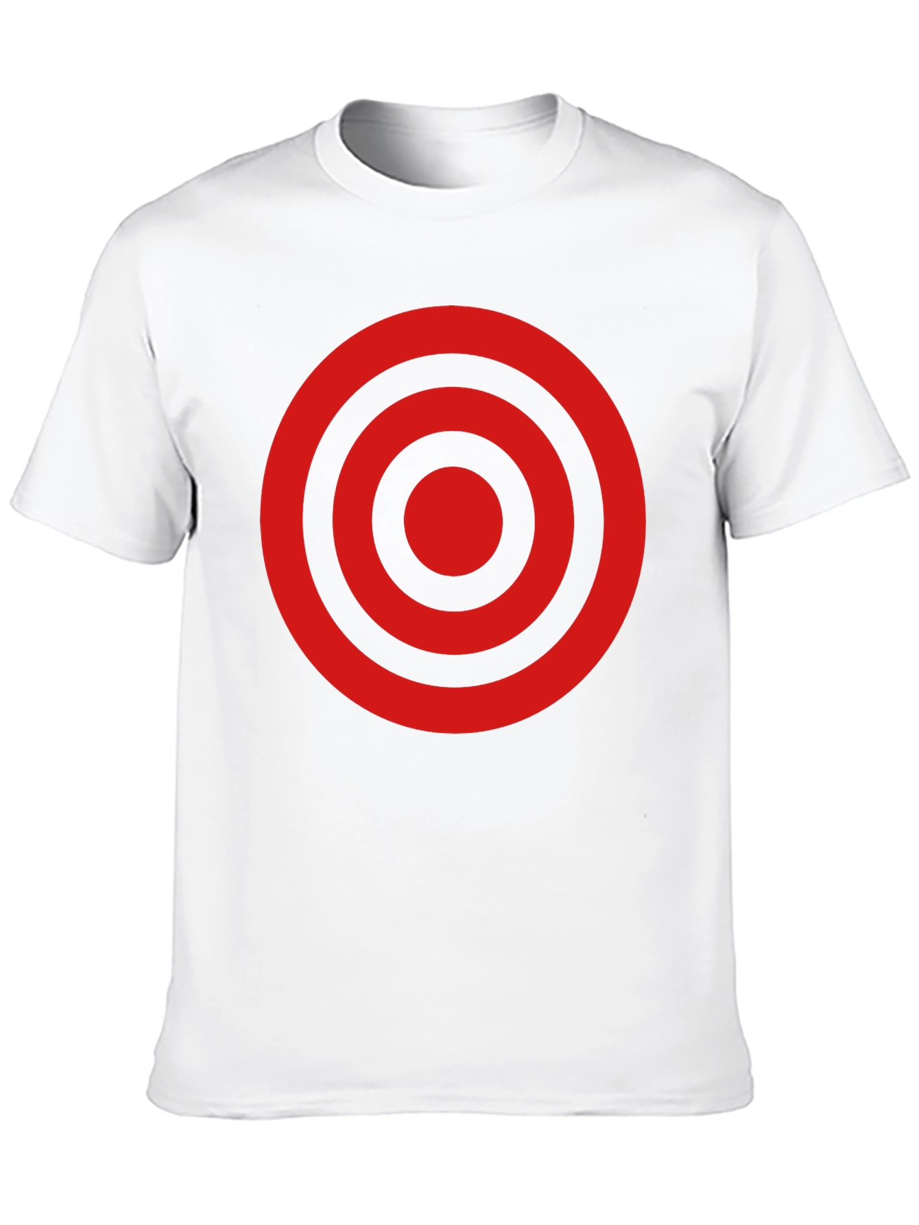 Target Circle Graphic Tee - Black Cotton T-Shirt