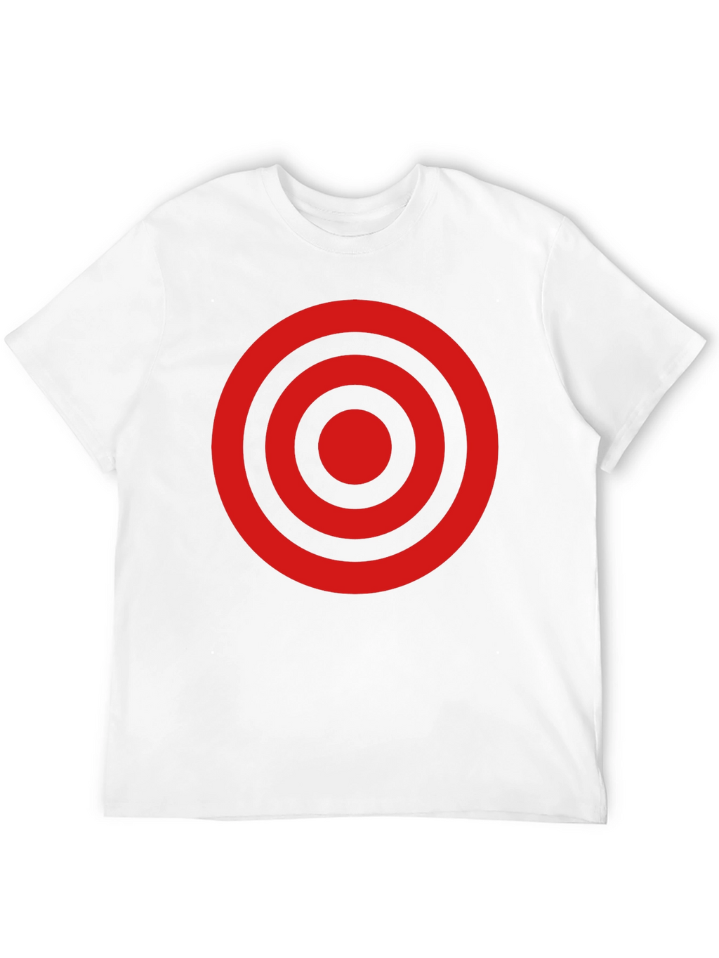Target Circle Graphic Tee - Black Cotton T-Shirt