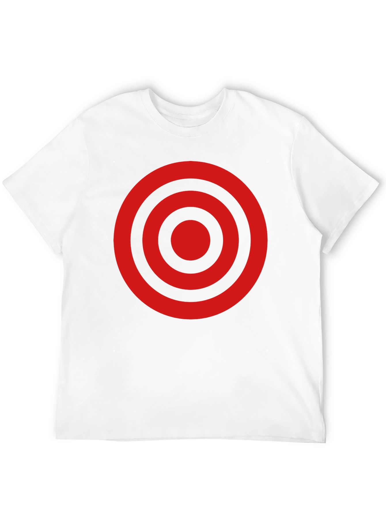 Target Circle Graphic Tee - Black Cotton T-Shirt