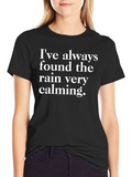 Rain Calming T-Shirt - Unisex Soft Style Tee