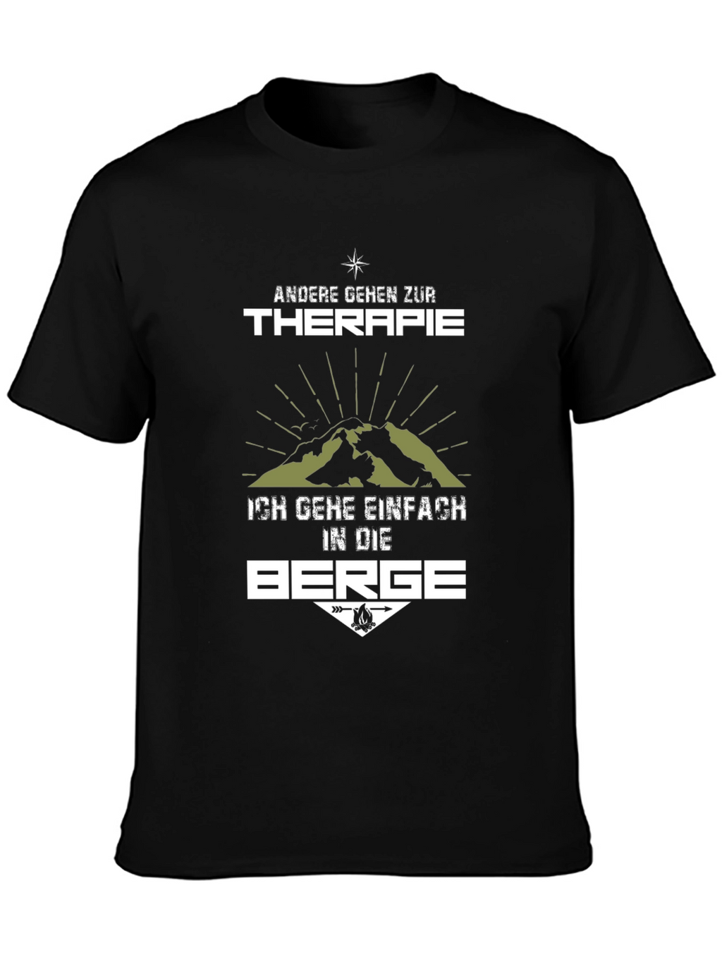 Mountain Therapy T-Shirt - Hiking Adventure Tee