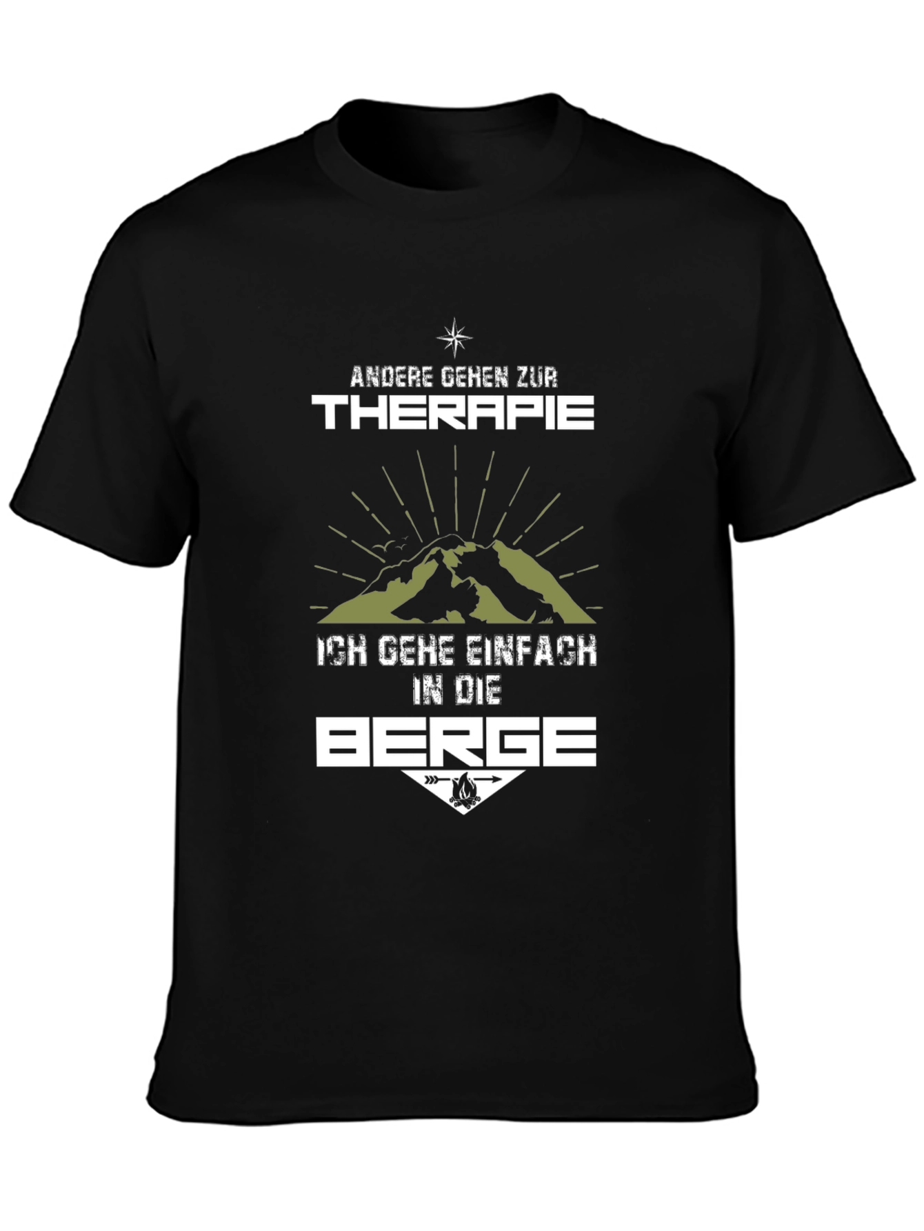 Mountain Therapy T-Shirt - Hiking Adventure Tee