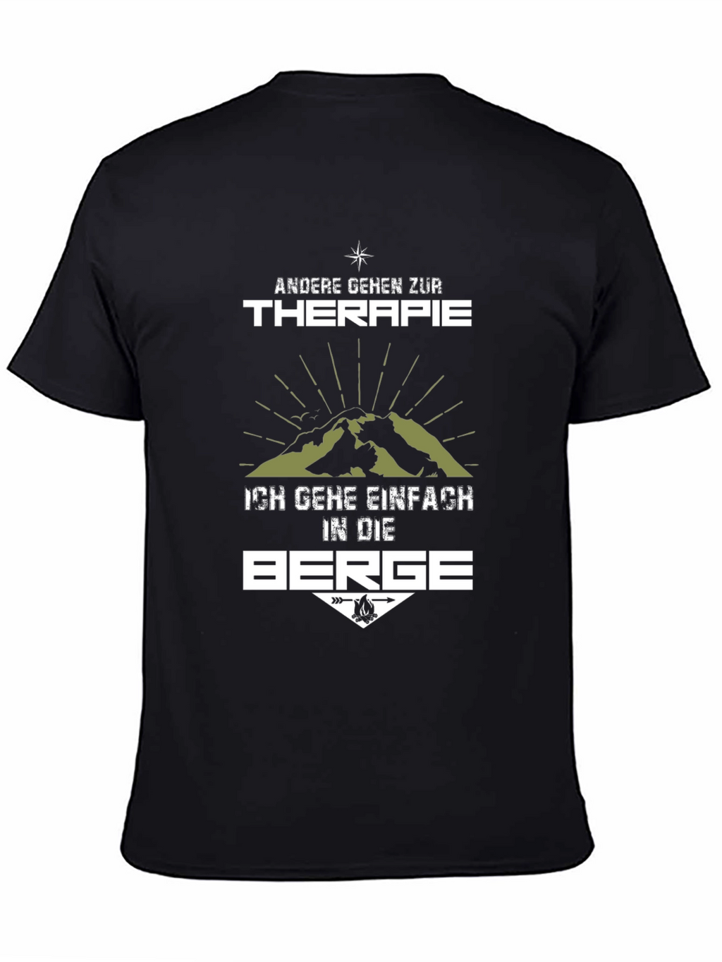Mountain Therapy T-Shirt - Hiking Adventure Tee