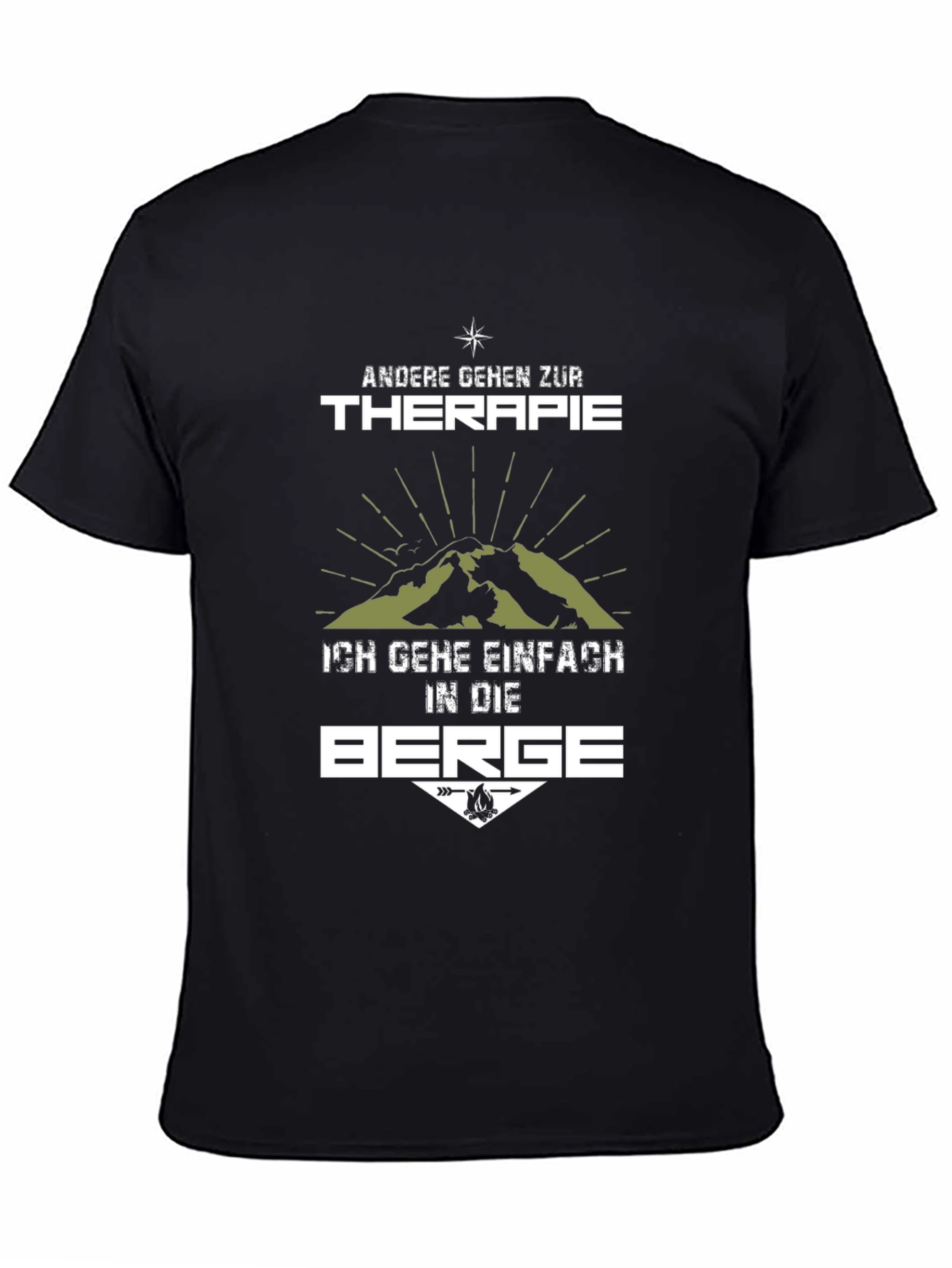 Mountain Therapy T-Shirt - Hiking Adventure Tee