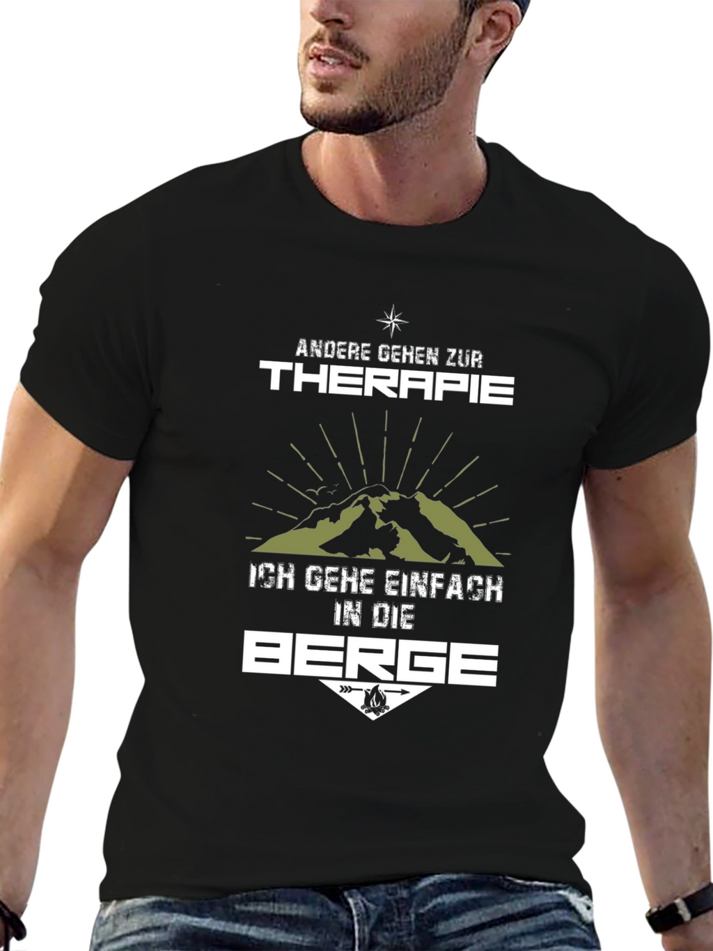 Mountain Therapy T-Shirt - Hiking Adventure Tee