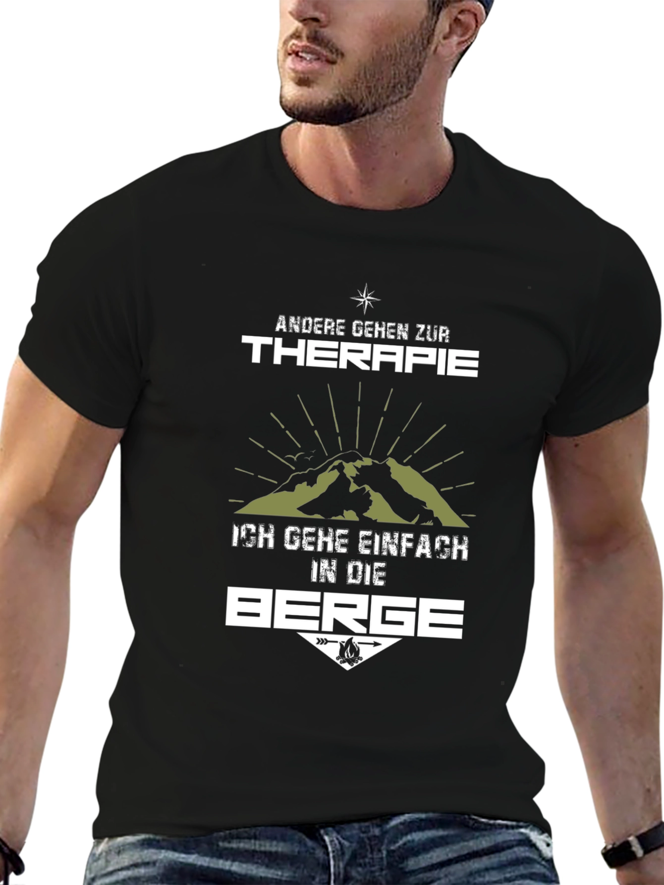 Mountain Therapy T-Shirt - Hiking Adventure Tee