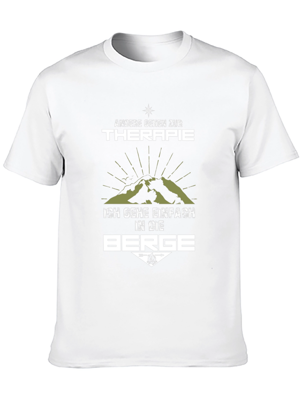 Mountain Therapy T-Shirt - Hiking Adventure Tee