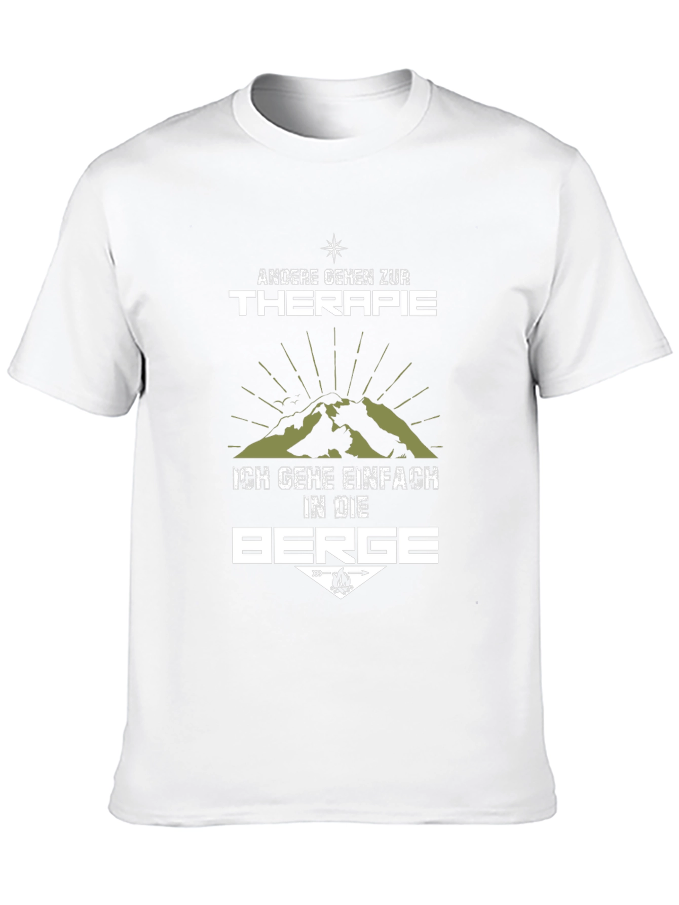 Mountain Therapy T-Shirt - Hiking Adventure Tee
