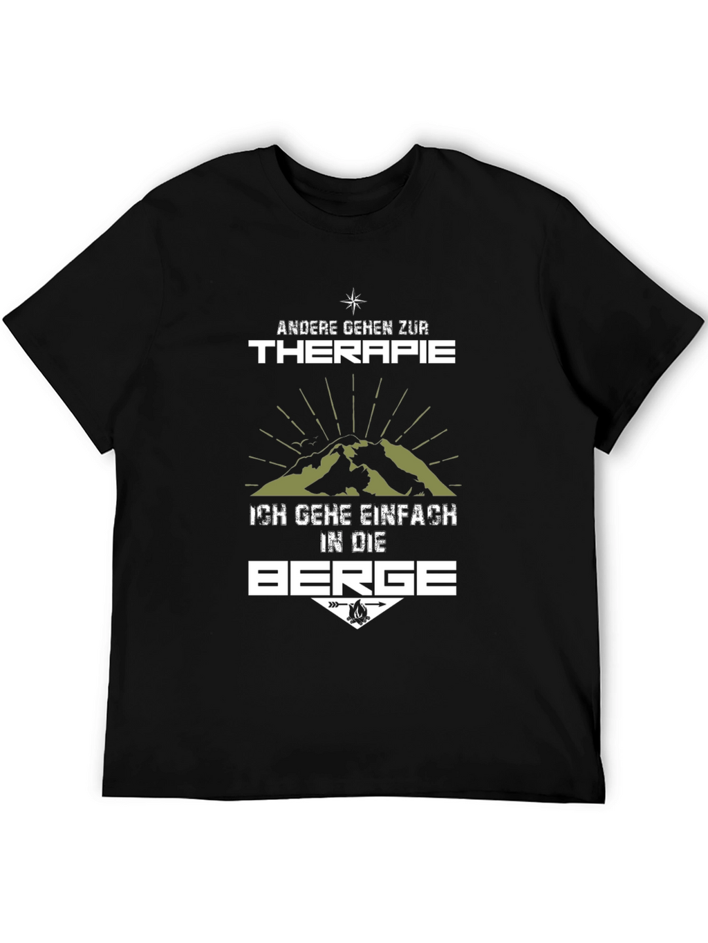 Mountain Therapy T-Shirt - Hiking Adventure Tee