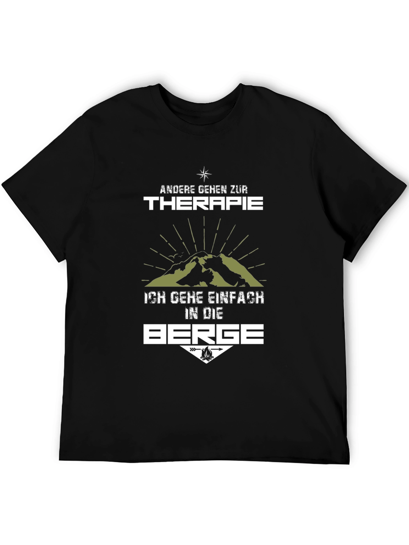 Mountain Therapy T-Shirt - Hiking Adventure Tee