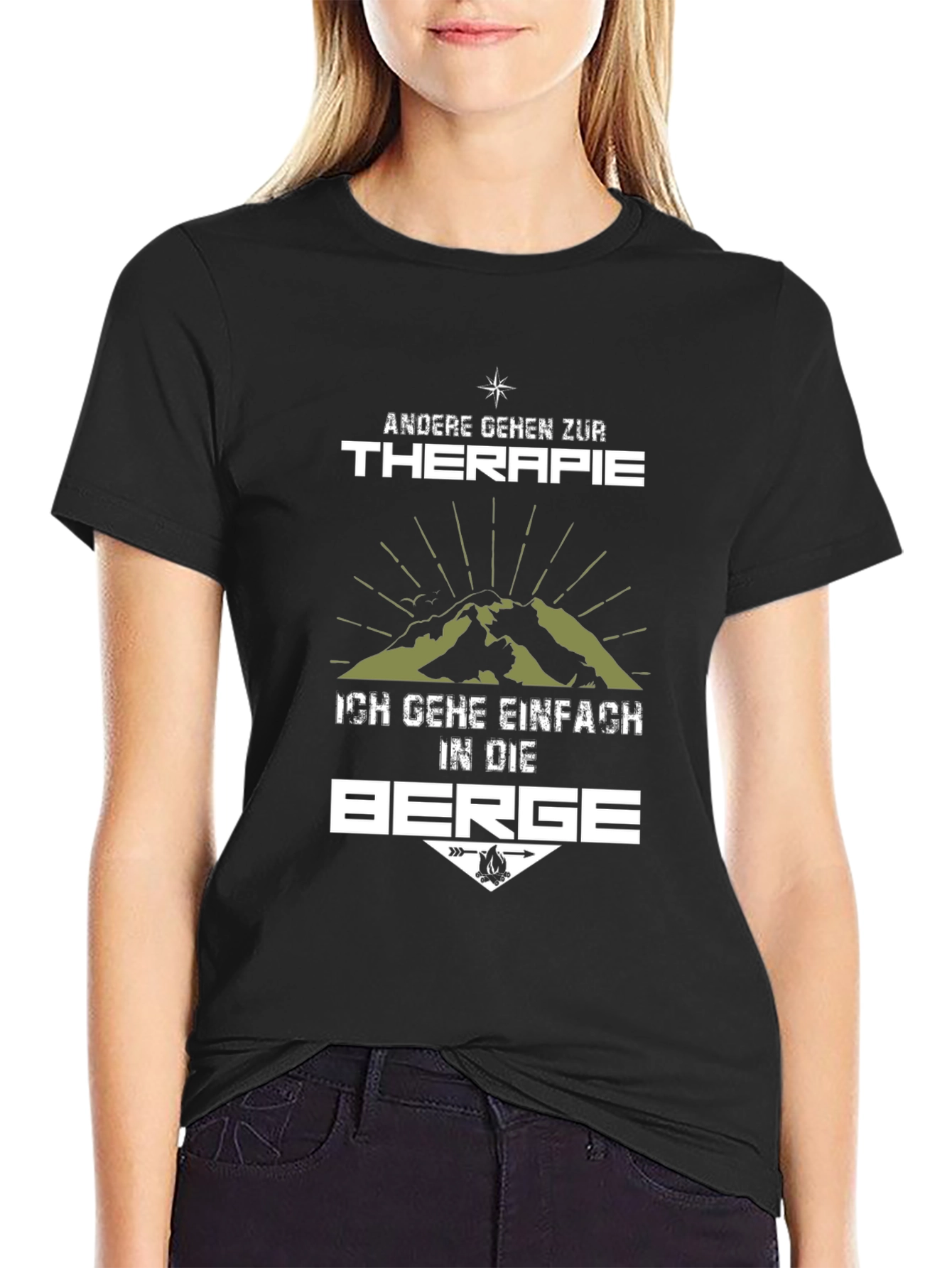 Mountain Therapy T-Shirt - Hiking Adventure Tee