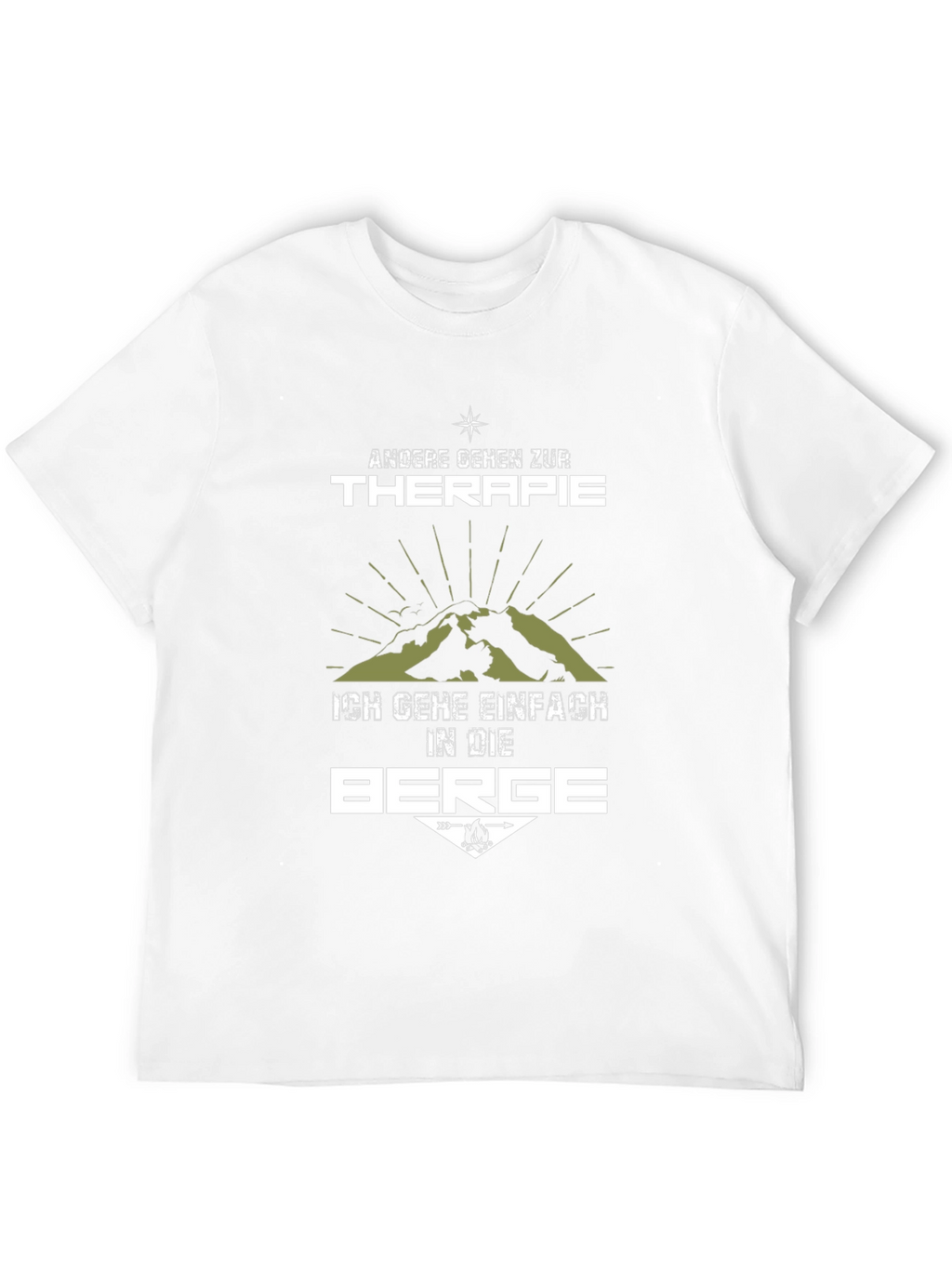 Mountain Therapy T-Shirt - Hiking Adventure Tee