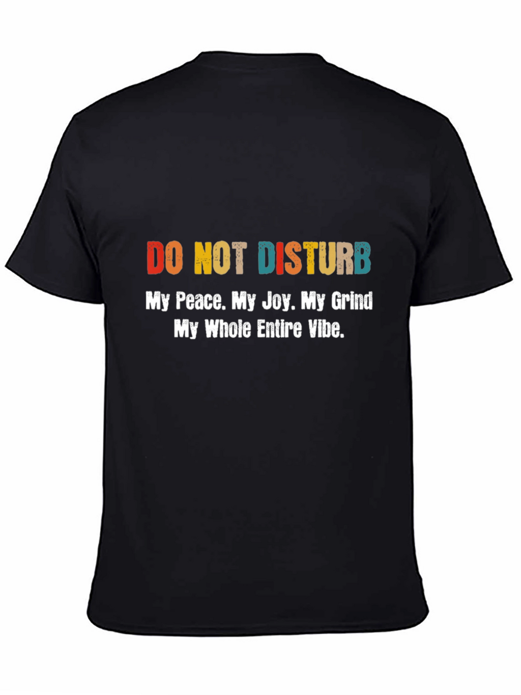 Do Not Disturb Graphic Tee - Mens Black T-Shirt